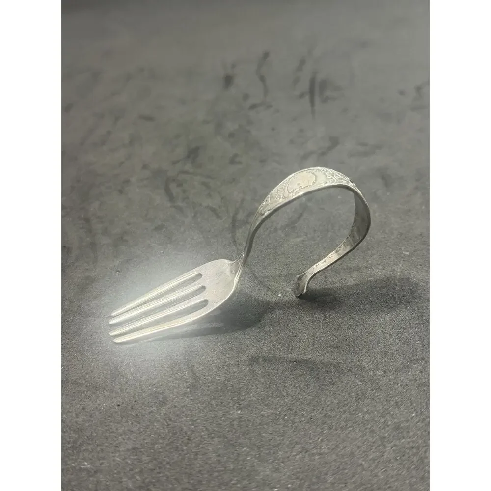 Paye & Baker Sterling Loop Handle BABY Fork